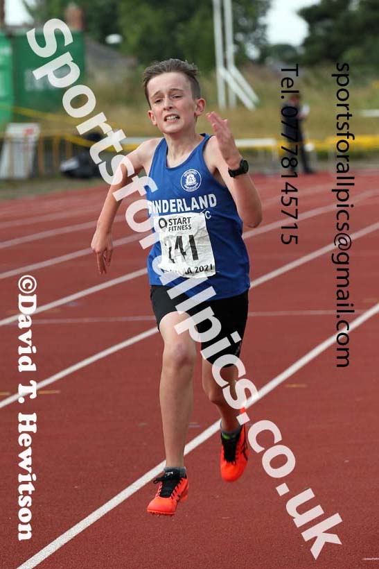 800 metres, 2021 North East Grand Prix 6, Monkton, Wednesday, August 4th. Photo: David T. Hewitson/Sports for All Pics